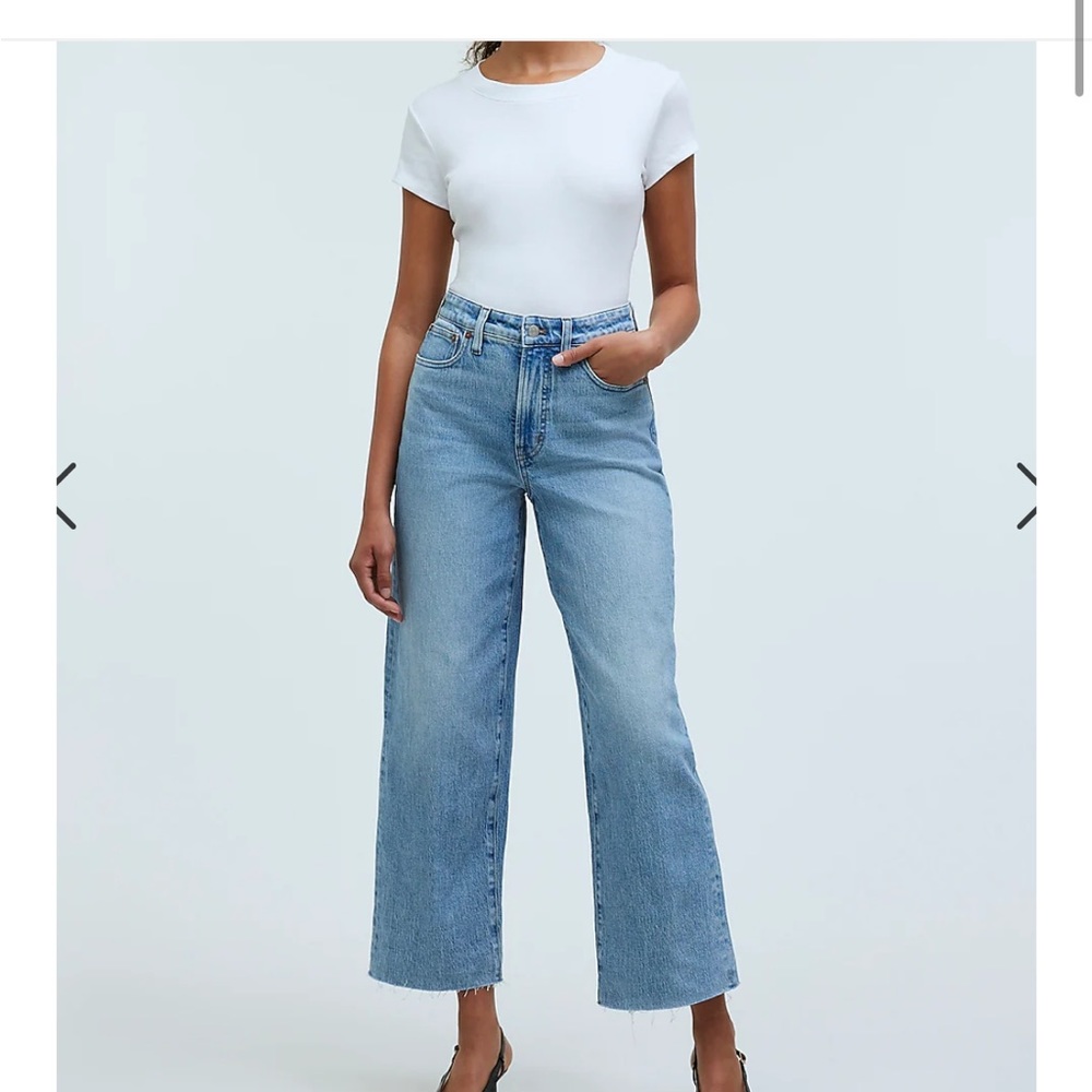 Madewell Perfect Vintage Wide Leg Crop (size 31)